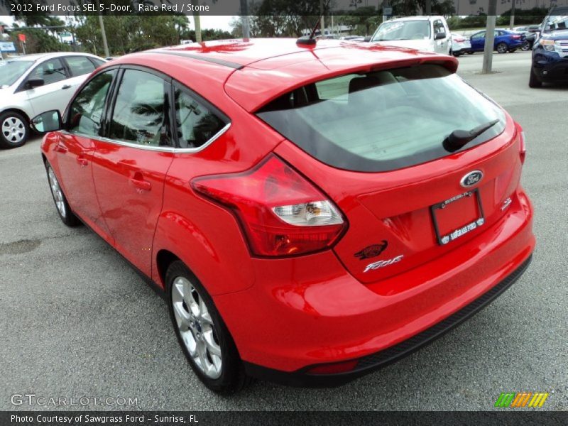 Race Red / Stone 2012 Ford Focus SEL 5-Door