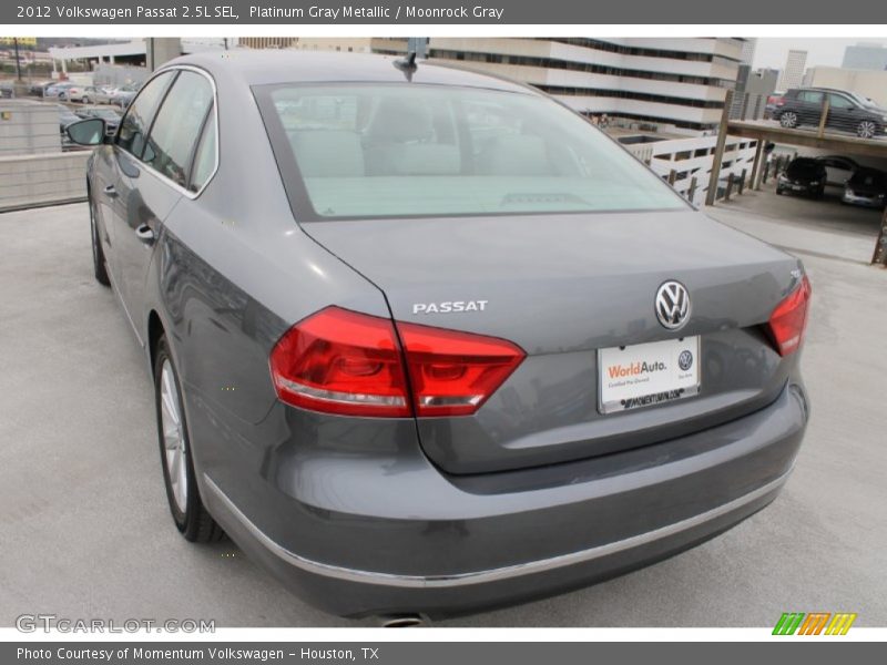 Platinum Gray Metallic / Moonrock Gray 2012 Volkswagen Passat 2.5L SEL