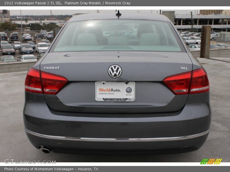 Platinum Gray Metallic / Moonrock Gray 2012 Volkswagen Passat 2.5L SEL