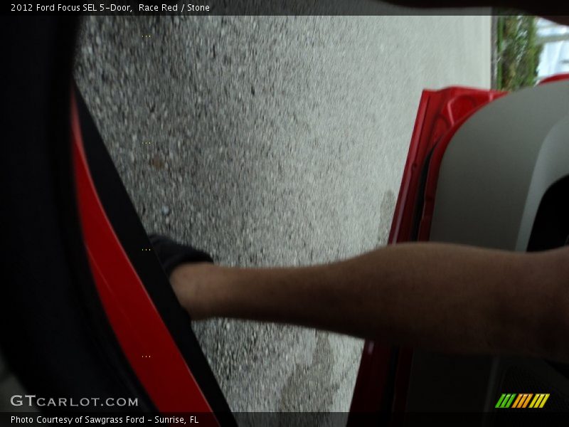Race Red / Stone 2012 Ford Focus SEL 5-Door