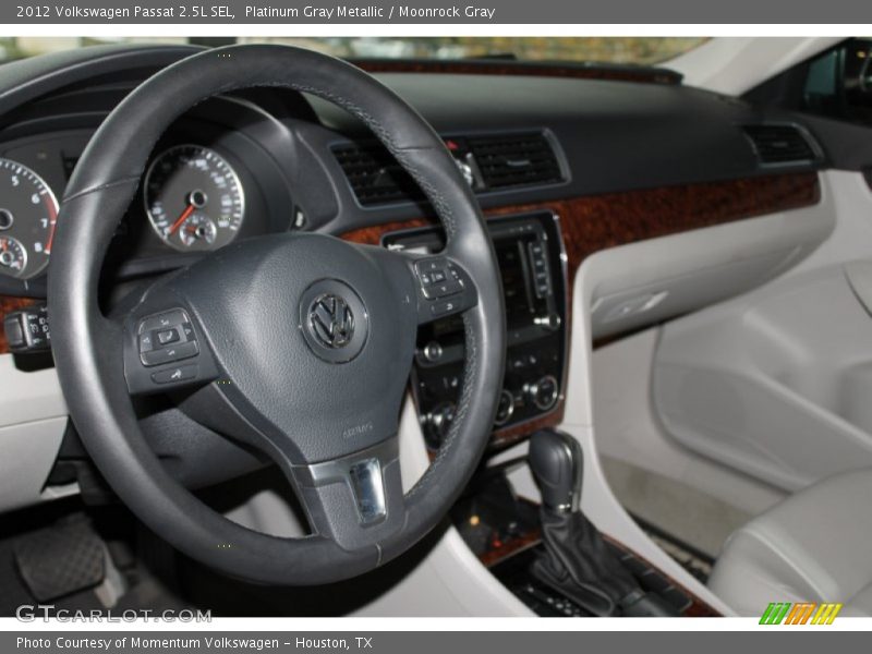 Platinum Gray Metallic / Moonrock Gray 2012 Volkswagen Passat 2.5L SEL