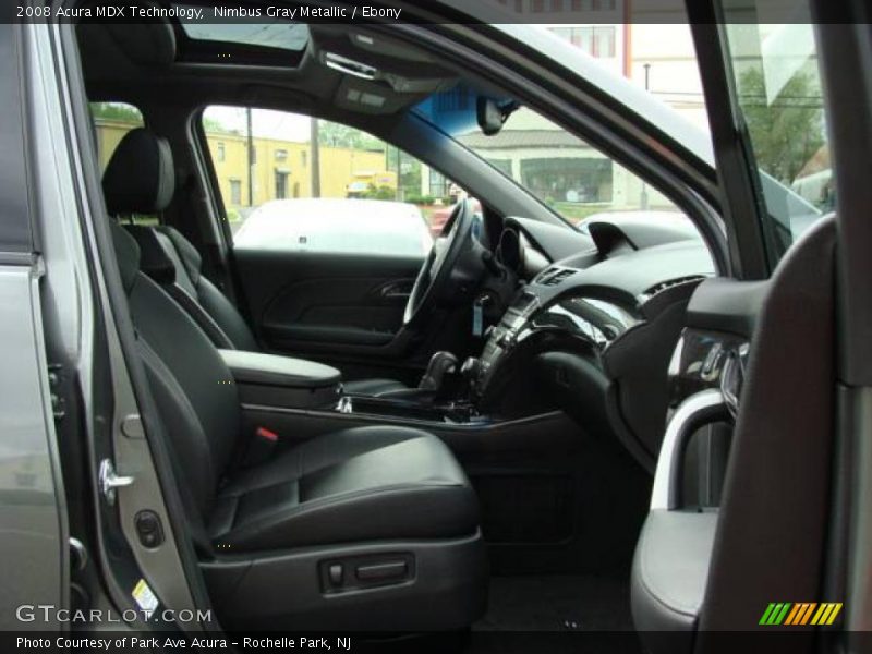 Nimbus Gray Metallic / Ebony 2008 Acura MDX Technology