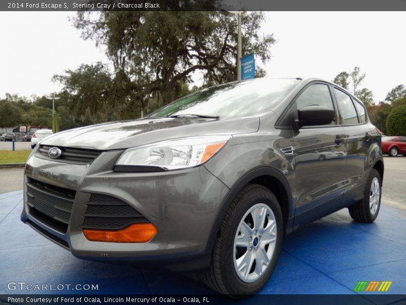 Sterling Gray / Charcoal Black 2014 Ford Escape S