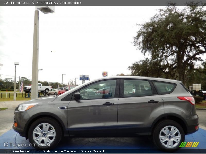 Sterling Gray / Charcoal Black 2014 Ford Escape S