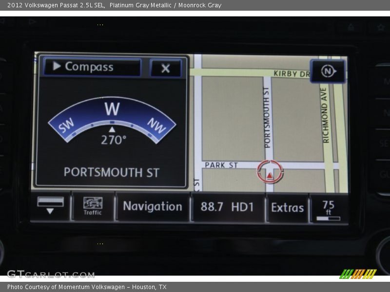 Platinum Gray Metallic / Moonrock Gray 2012 Volkswagen Passat 2.5L SEL