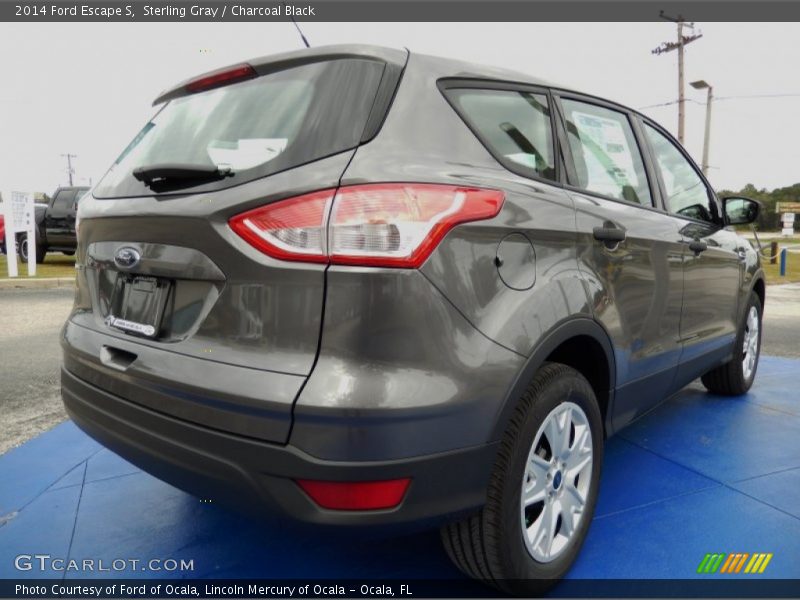 Sterling Gray / Charcoal Black 2014 Ford Escape S