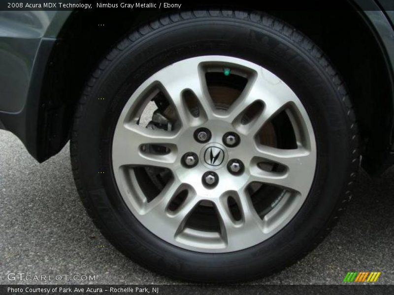 Nimbus Gray Metallic / Ebony 2008 Acura MDX Technology