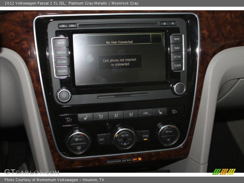 Platinum Gray Metallic / Moonrock Gray 2012 Volkswagen Passat 2.5L SEL