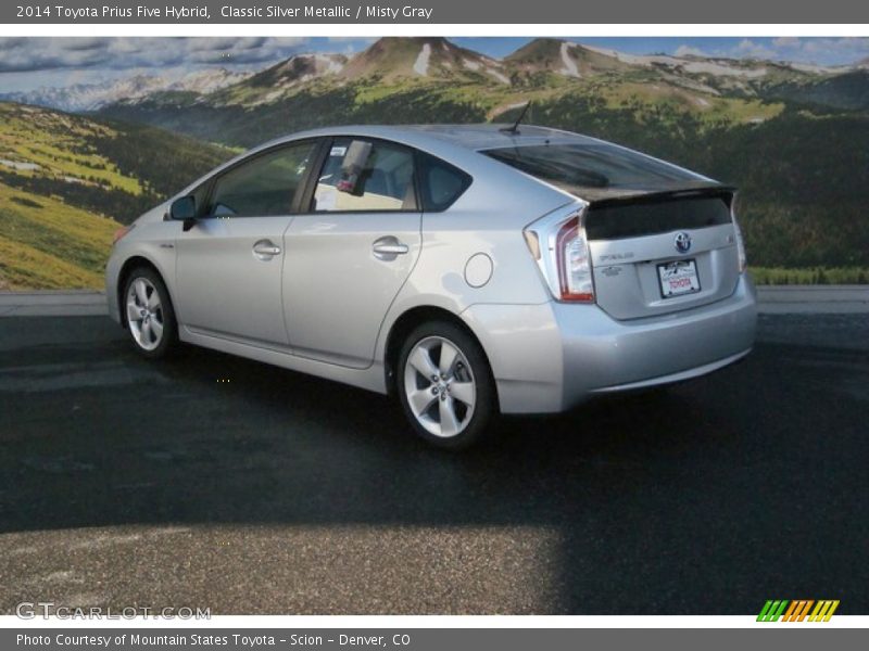 Classic Silver Metallic / Misty Gray 2014 Toyota Prius Five Hybrid
