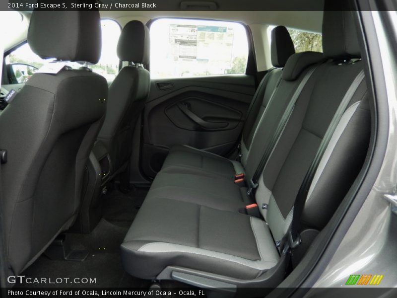Sterling Gray / Charcoal Black 2014 Ford Escape S