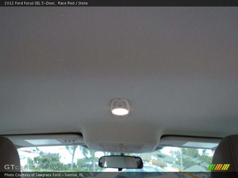 Race Red / Stone 2012 Ford Focus SEL 5-Door