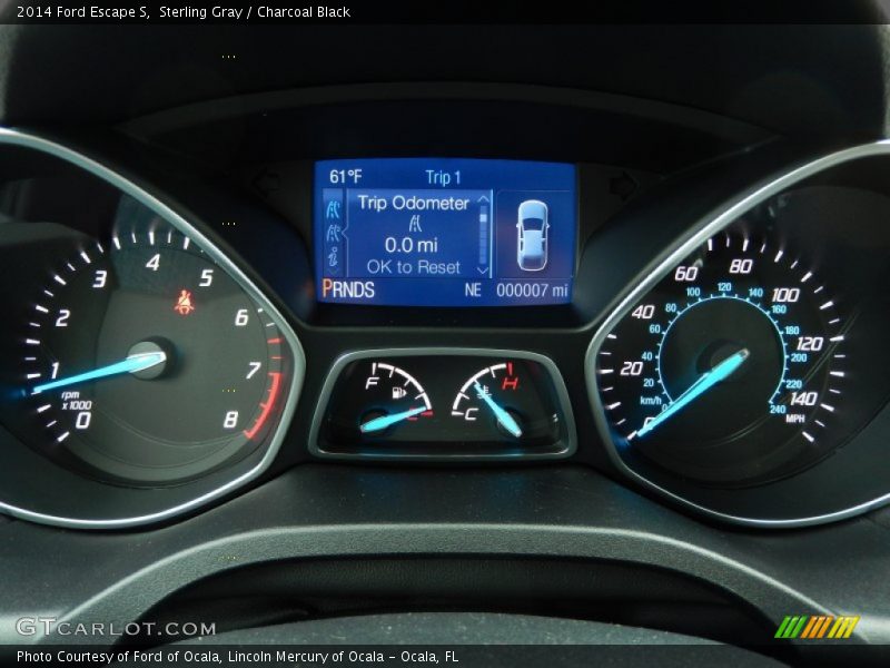 Sterling Gray / Charcoal Black 2014 Ford Escape S