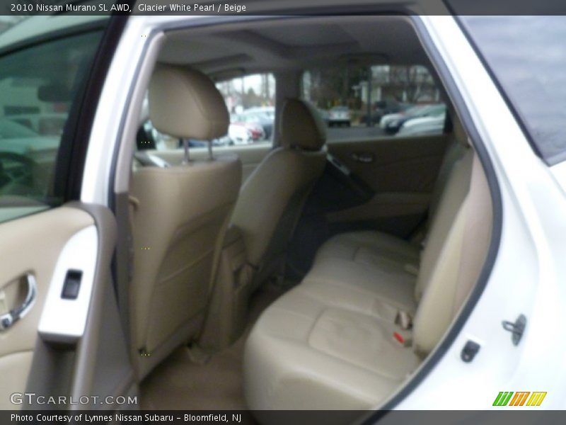 Glacier White Pearl / Beige 2010 Nissan Murano SL AWD