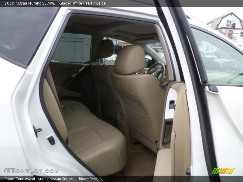 Glacier White Pearl / Beige 2010 Nissan Murano SL AWD