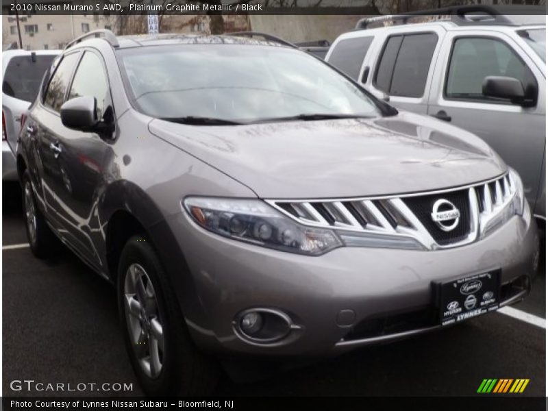 Platinum Graphite Metallic / Black 2010 Nissan Murano S AWD