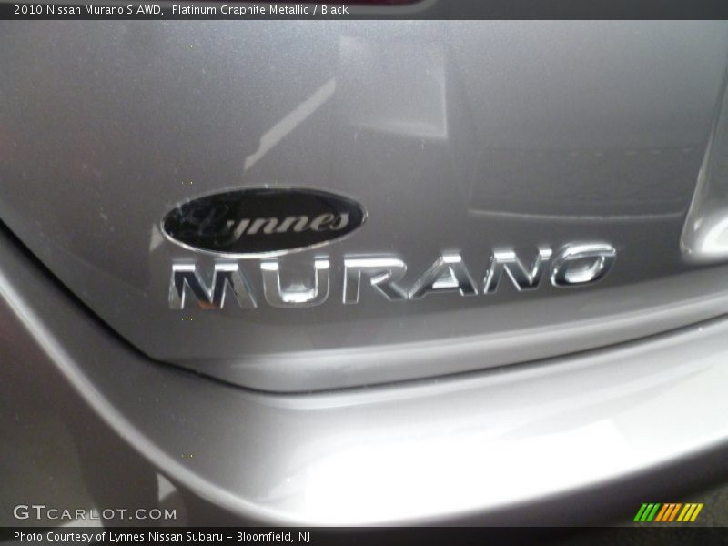 Platinum Graphite Metallic / Black 2010 Nissan Murano S AWD