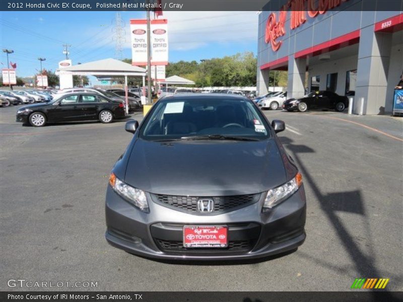 Polished Metal Metallic / Gray 2012 Honda Civic EX Coupe