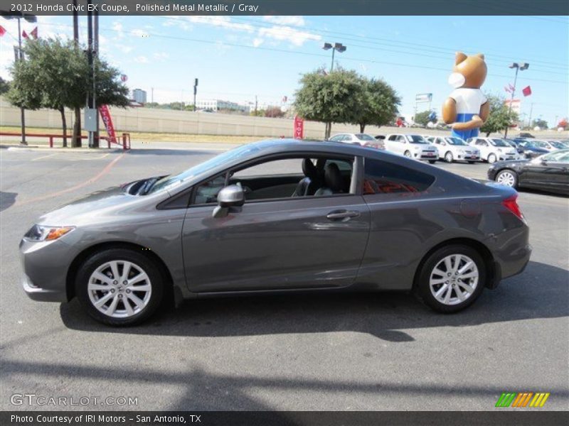Polished Metal Metallic / Gray 2012 Honda Civic EX Coupe