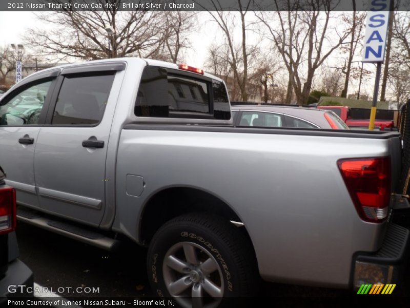 Brilliant Silver / Charcoal 2012 Nissan Titan SV Crew Cab 4x4