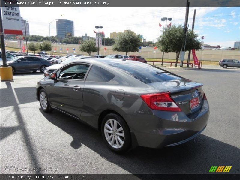 Polished Metal Metallic / Gray 2012 Honda Civic EX Coupe