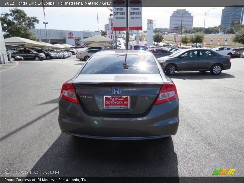 Polished Metal Metallic / Gray 2012 Honda Civic EX Coupe