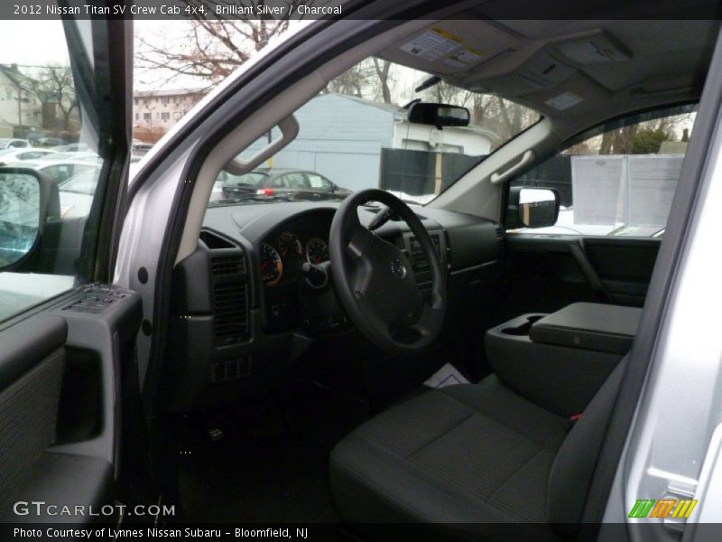Brilliant Silver / Charcoal 2012 Nissan Titan SV Crew Cab 4x4