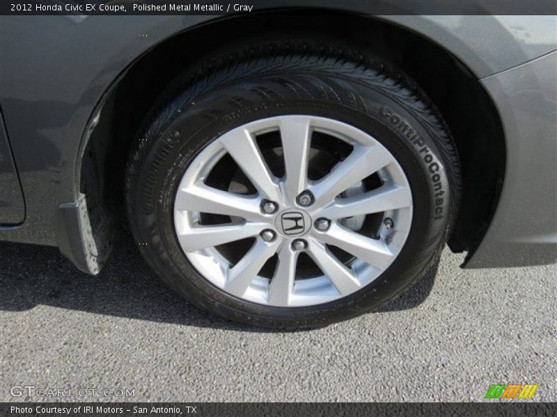 Polished Metal Metallic / Gray 2012 Honda Civic EX Coupe