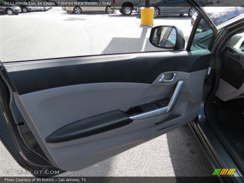 Polished Metal Metallic / Gray 2012 Honda Civic EX Coupe