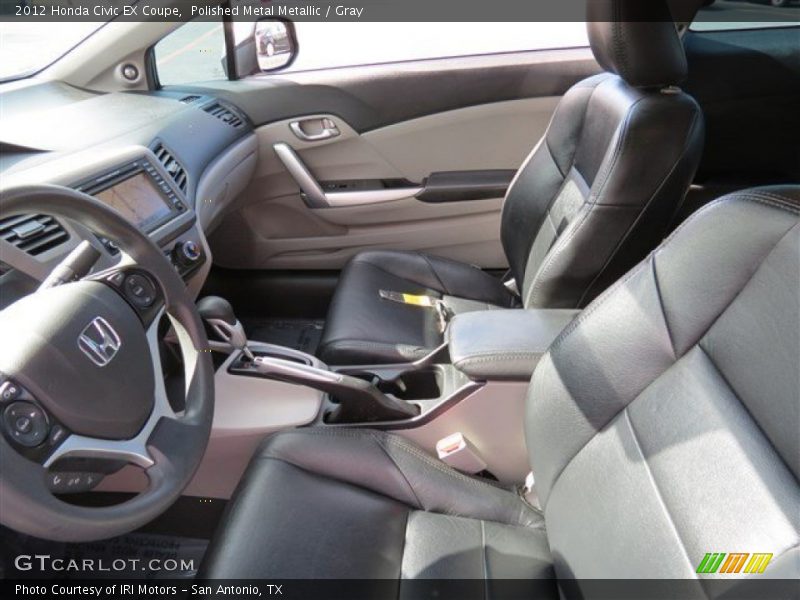 Polished Metal Metallic / Gray 2012 Honda Civic EX Coupe