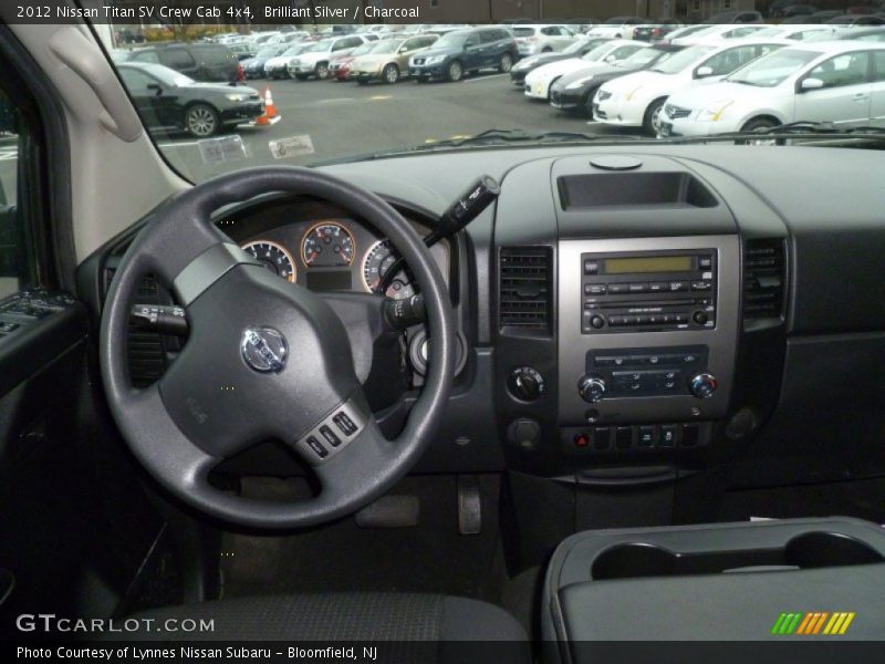 Brilliant Silver / Charcoal 2012 Nissan Titan SV Crew Cab 4x4