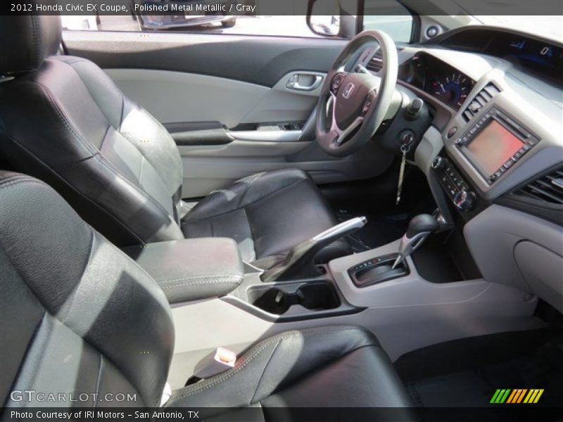 Polished Metal Metallic / Gray 2012 Honda Civic EX Coupe