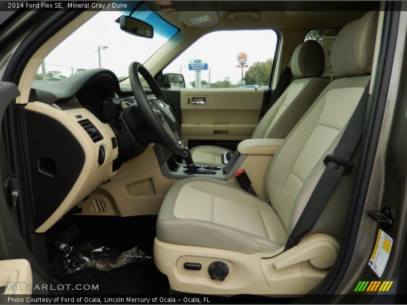 Mineral Gray / Dune 2014 Ford Flex SE