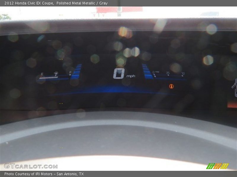 Polished Metal Metallic / Gray 2012 Honda Civic EX Coupe