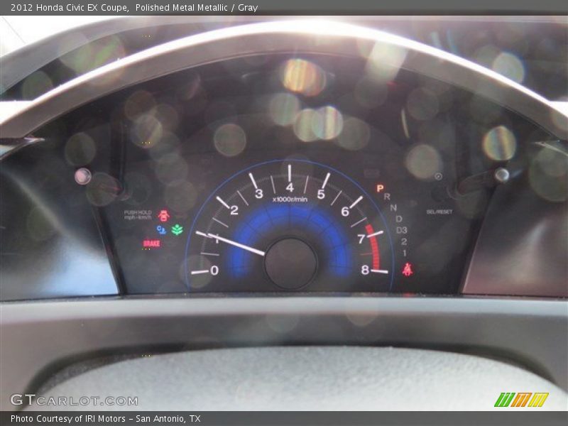 Polished Metal Metallic / Gray 2012 Honda Civic EX Coupe