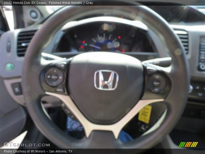 Polished Metal Metallic / Gray 2012 Honda Civic EX Coupe