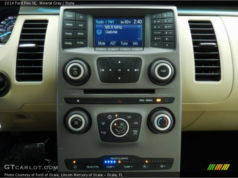 Mineral Gray / Dune 2014 Ford Flex SE