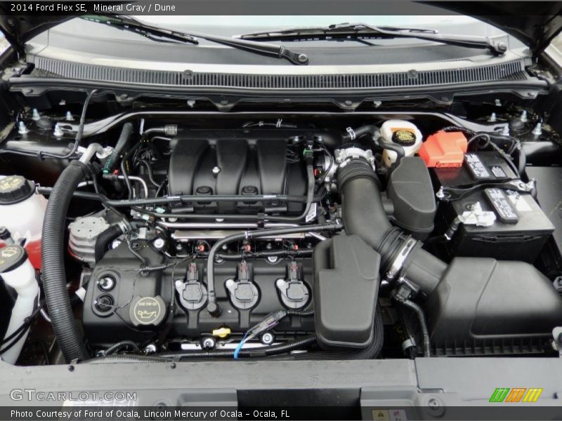 Mineral Gray / Dune 2014 Ford Flex SE