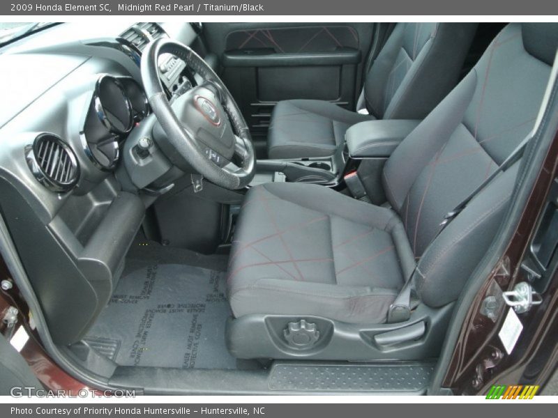 Front Seat of 2009 Element SC
