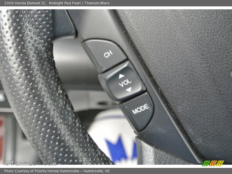 Midnight Red Pearl / Titanium/Black 2009 Honda Element SC