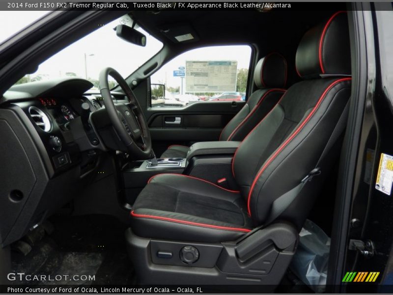  2014 F150 FX2 Tremor Regular Cab FX Appearance Black Leather/Alcantara Interior