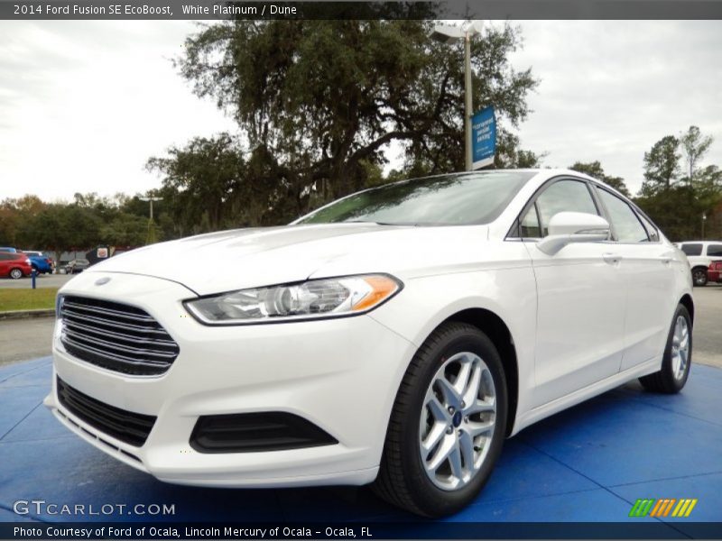 Front 3/4 View of 2014 Fusion SE EcoBoost