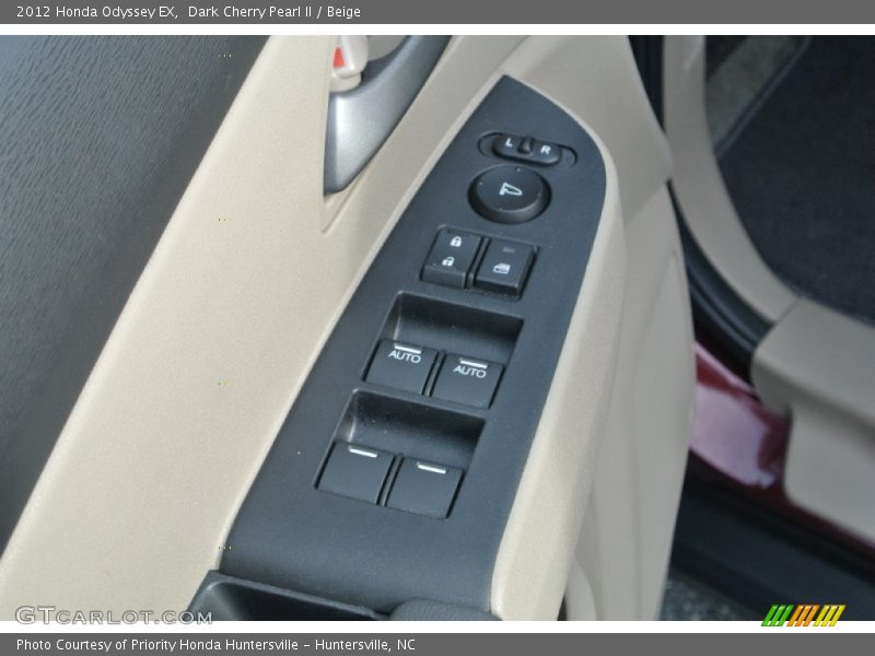 Dark Cherry Pearl II / Beige 2012 Honda Odyssey EX