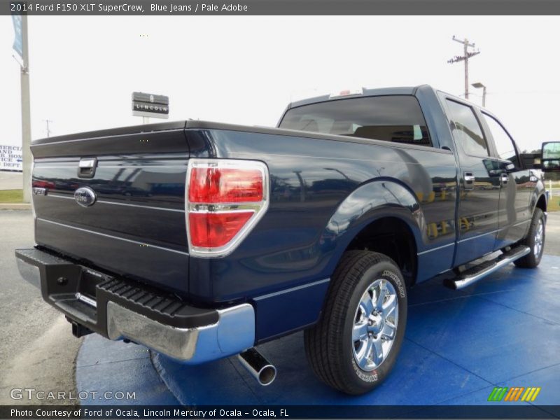 Blue Jeans / Pale Adobe 2014 Ford F150 XLT SuperCrew