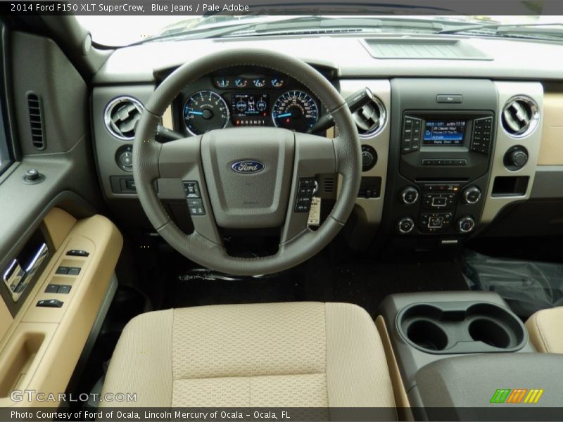 Blue Jeans / Pale Adobe 2014 Ford F150 XLT SuperCrew