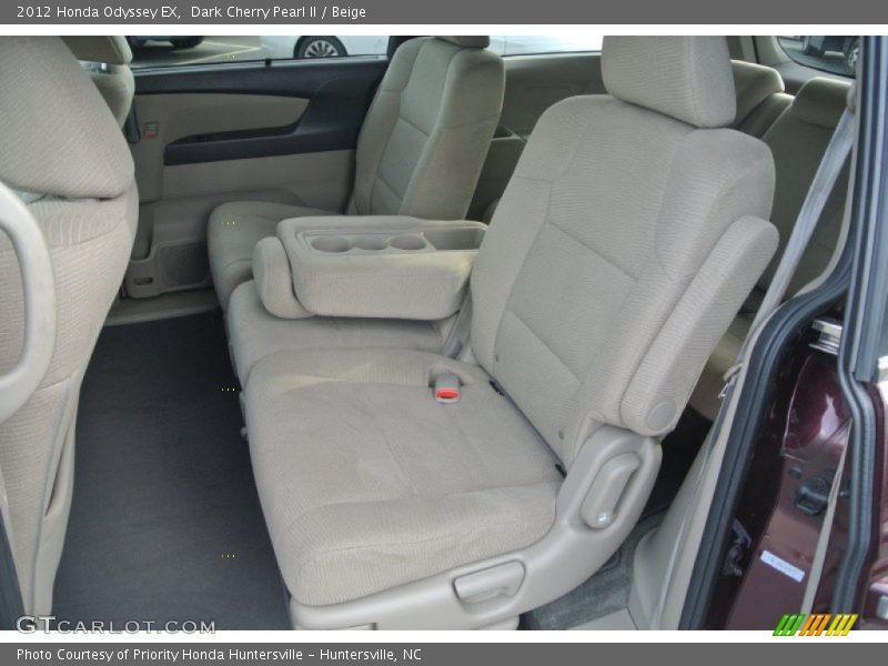 Dark Cherry Pearl II / Beige 2012 Honda Odyssey EX