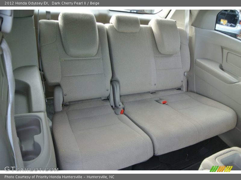 Dark Cherry Pearl II / Beige 2012 Honda Odyssey EX