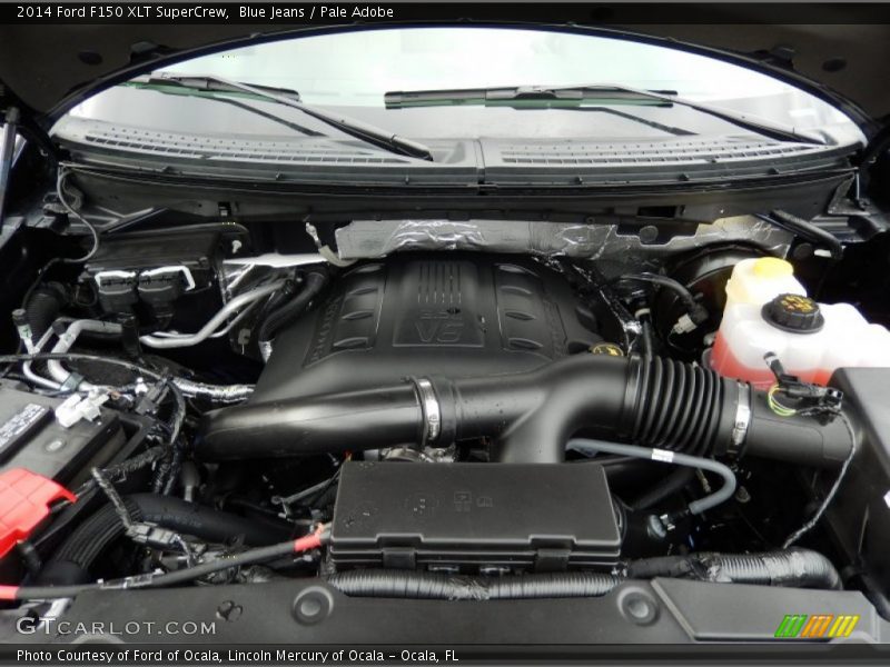 Blue Jeans / Pale Adobe 2014 Ford F150 XLT SuperCrew