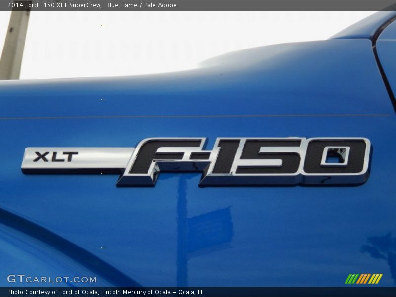 Blue Flame / Pale Adobe 2014 Ford F150 XLT SuperCrew