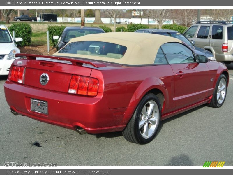 Redfire Metallic / Light Parchment 2006 Ford Mustang GT Premium Convertible