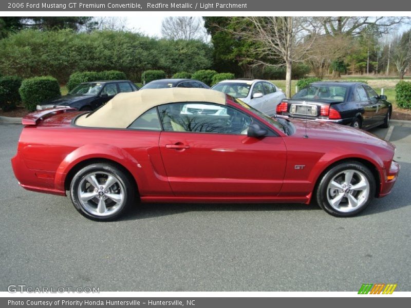 Redfire Metallic / Light Parchment 2006 Ford Mustang GT Premium Convertible